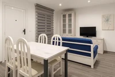 Una televisión o centro de entretenimiento en Loft Zarco