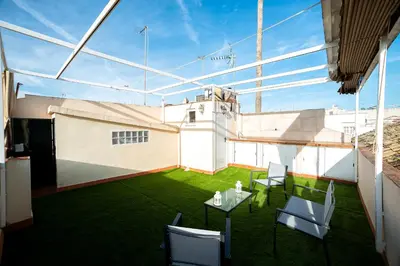 Un patio o zona al aire libre en La Casita del Realejo