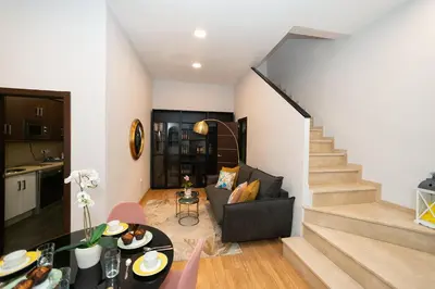Zona de estar de La Casita del Realejo