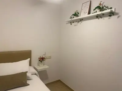 Cama o camas de una habitación en Encanto Cordobés