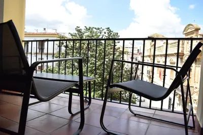 Un balcón o terraza de Apartamento en el Centro con Parking y Terraza