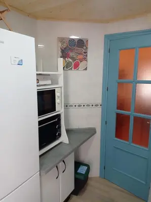 Una cocina o zona de cocina en Apartamento LuzAzul cercano Estadio Cartuja