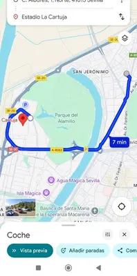 Plano de Apartamento LuzAzul cercano Estadio Cartuja