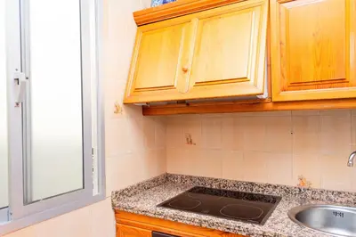 Una cocina o zona de cocina en Piso turístico Aranda Paniagua