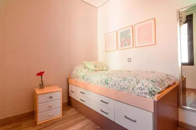 Cama o camas de una habitación en Apartamento Gran Plaza luminoso, 3 room