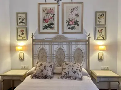 Cama o camas de una habitación en Casa Puerta de Córdoba