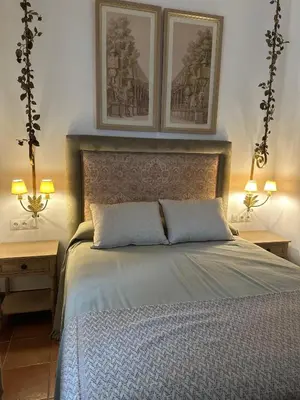 Cama o camas de una habitación en Casa Puerta de Córdoba