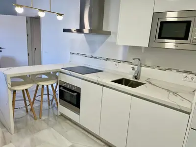 Una cocina o zona de cocina en Geysotur La Estación