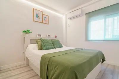 Cama o camas de una habitación en Edomus El Patio del Limonero