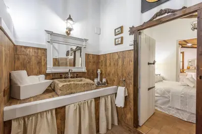 Un baño de Casa Rural Villa Mellizos
