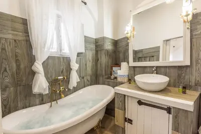 Un baño de Casa Rural Villa Mellizos