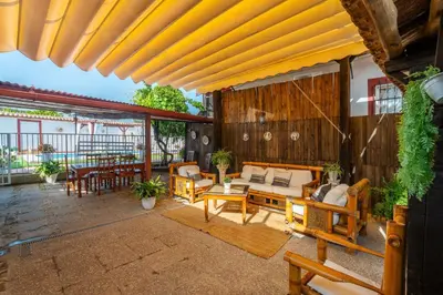 Zona de estar de Casa Rural Villa Mellizos