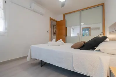 Cama o camas de una habitación en Califato Premium