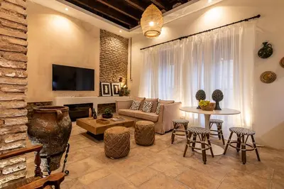 Zona de estar de Zarí Apartamentos
