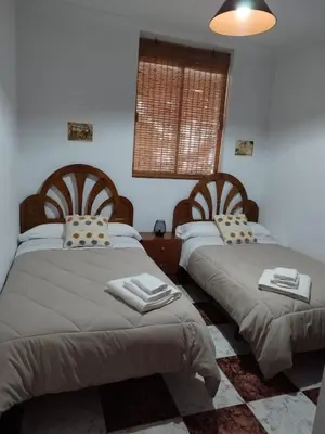Cama o camas de una habitación en La Cañada