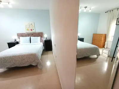Cama o camas de una habitación en Duplex San Martin ROOF TOP