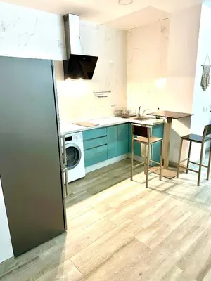 Una cocina o zona de cocina en Aroca loft