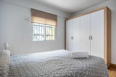 Cama o camas de una habitación en Oasis de Santa Justa