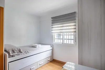 Cama o camas de una habitación en Oasis de Santa Justa