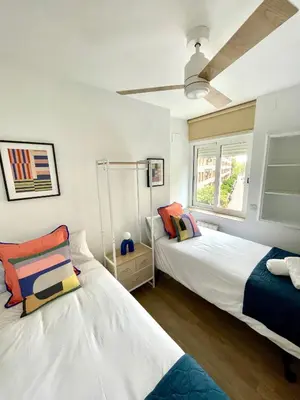 Cama o camas de una habitación en Los Sastres