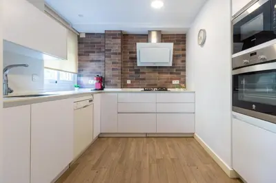 Una cocina o zona de cocina en Los Sastres