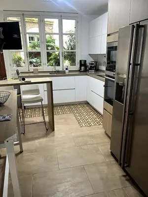 Una cocina o zona de cocina en La casa del Retablo