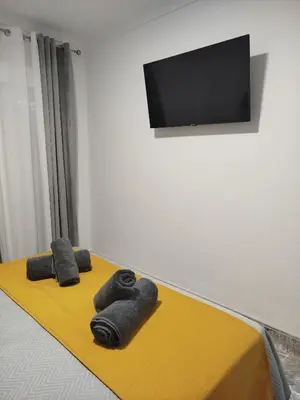 Cama o camas de una habitación en Estudio Lucía, sin cocina - Caminito del rey