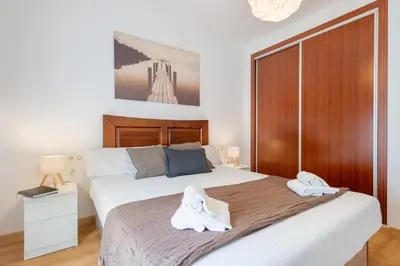 Cama o camas de una habitación en Panther Home San Roque