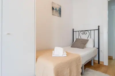 Cama o camas de una habitación en Panther Home San Roque
