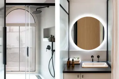 Un baño de Magno Apartments Robles
