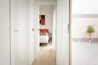 Cama o camas de una habitación en Magno Apartments Duque Cornejo