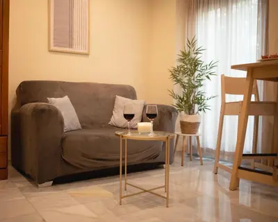 Zona de estar de Apartamentos San Fernando 62