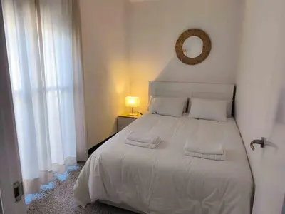 Cama o camas de una habitación en Apartment in Las Setas, Sevilla