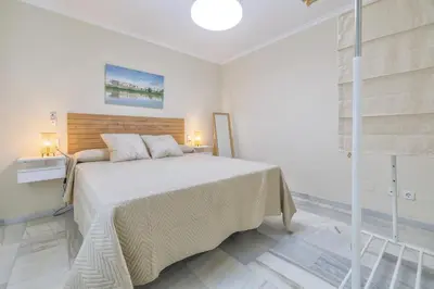 Cama o camas de una habitación en La Casita de Marcelo