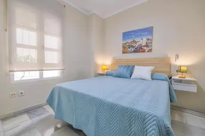 Cama o camas de una habitación en La Casita de Marcelo