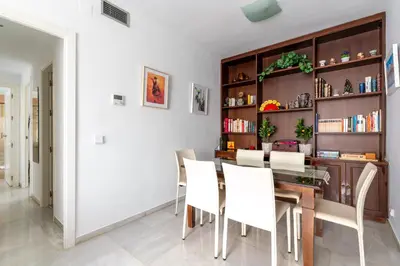 Zona de estar de Veoapartment Carriazo