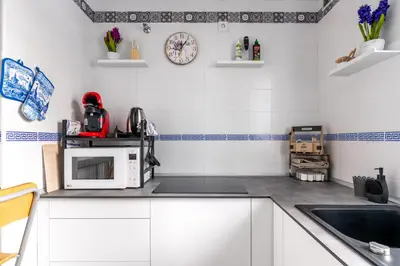 Una cocina o zona de cocina en Veoapartment Carriazo