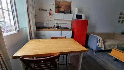 Una cocina o zona de cocina en Loft en casco historico Macarena