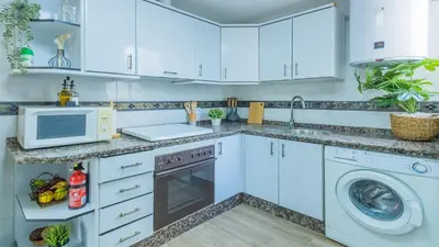 Una cocina o zona de cocina en Apartamento Sol de Libia Cordoba