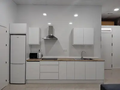 Una cocina o zona de cocina en Apartamento FERIA