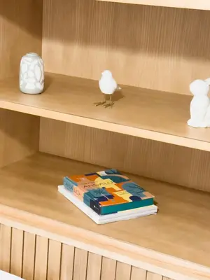 Biblioteca en el apartamento