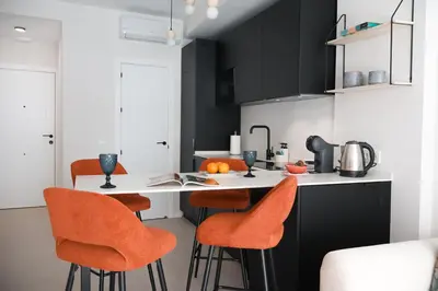 Una cocina o zona de cocina en MonKeys Apartments Quintana C2