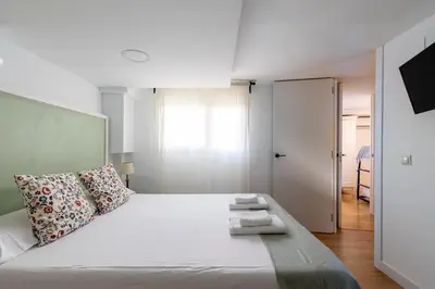 Cama o camas de una habitación en Calatrava26