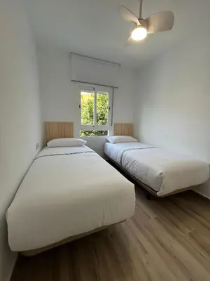 Cama o camas de una habitación en Apartamento Escañuela