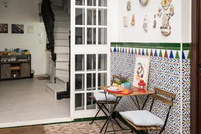 Zona de estar de La Pimentera Rooms