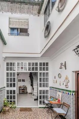 Zona de estar de La Pimentera Rooms