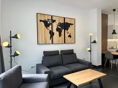 Zona de estar de Marshall Suite
