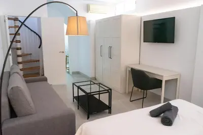 Zona de estar de Villa with private swimming pool in Sevilla