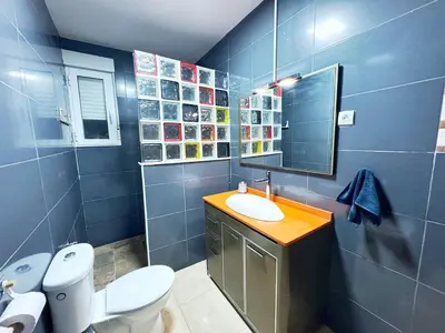 Un baño de Casa Rural La Colina - Alojamientos El Duque