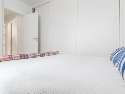 Cama o camas de una habitación en Precioso apto Sevilla zona Calle Feria